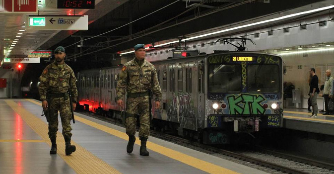 Roma, Allarme Bomba sulla Metro A a Giulio Agricola 1