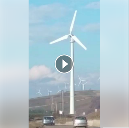 pale eoliche irpinia Irpinia, pala eolica si disintegra in diretta (Video)