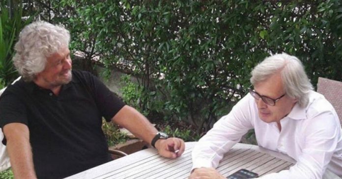 sgarbi-e-grillo Vittorio Sgarbi su Beppe Grillo:
