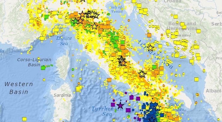 Terremoti INGV Lista in Tempo Reale, scosse di oggi (14 febbraio 2017)