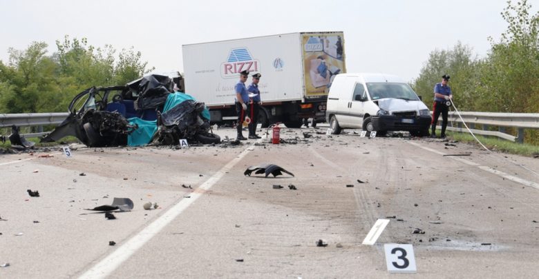 Incidente sulla Cimpello Sequals a Pordenone: 3 morti