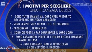 Photo of Parliamone Sabato, Servizio sulle Donne dell’Est: è scandalo