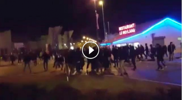 scontri tifosi roma Lione-Roma, Scontri tra Tifosi (Video)