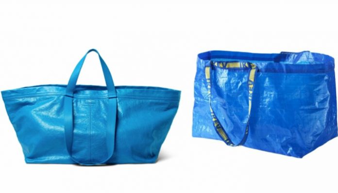 Borsa Blu Ikea Balenciaga