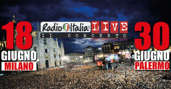 Radio-Italia Radio Italia Live 2017: i cantanti a Milano e Palermo
