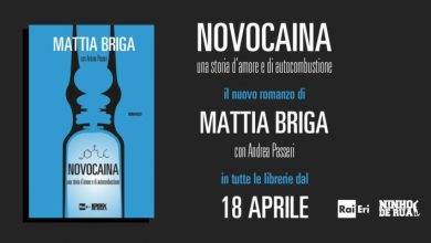 Photo of Mattia Briga, il nuovo libro “Novocaina, una storia d’amore e autocombustione”