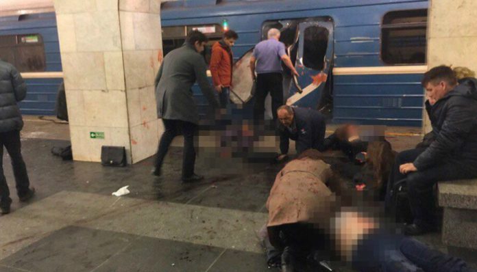 San Pietroburgo esplosione metropolitana Esplosioni in Metro a San Pietroburgo: Video