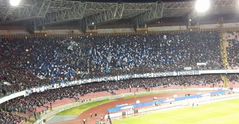 Striscione Tifosi Curva B per Napoli-Juventus (Foto)