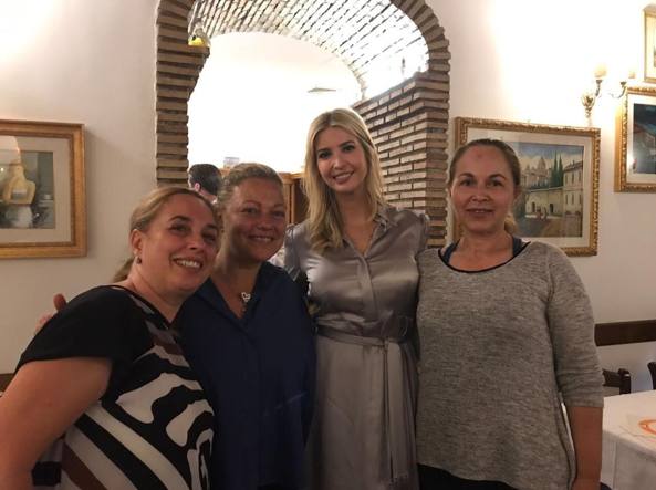 Ivanka Trump a Roma