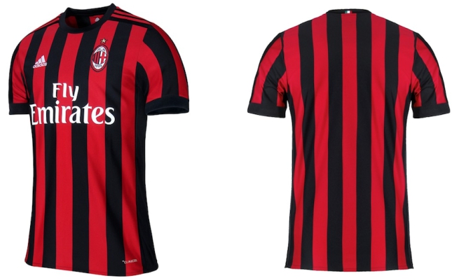 adidas maglia milan 2017