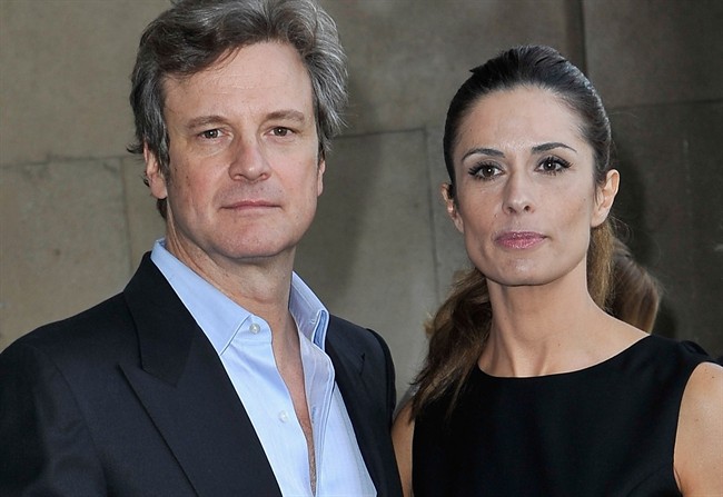 colin firth e sua moglie