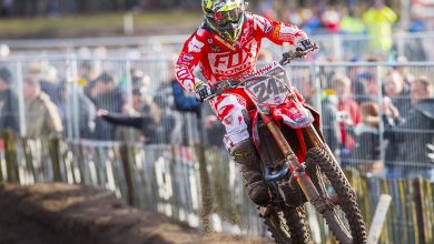 Photo of Caduta Gajser durante la Mxgp in Lettonia (Kegums)