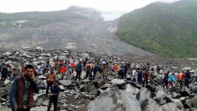 Photo of Frana in Cina a Sichuan, travolte 40 case e 141 persone