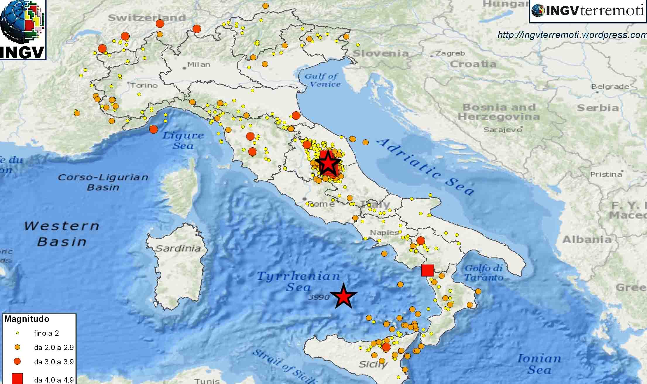 Terremoti In Tempo Reale Foto, video e notizie correlate