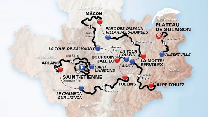 percorso giro del delfinato 2017
