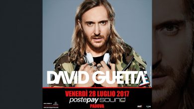 Photo of David Guetta a Padova il 28 luglio