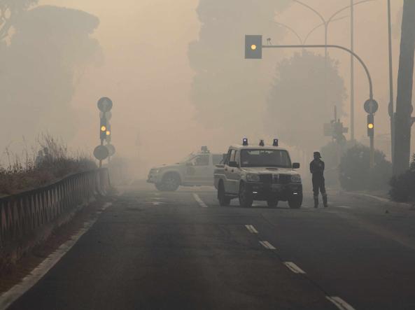 incendio castel fusano
