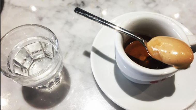 caffè con cremina