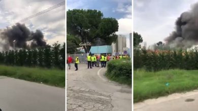 Photo of Incendio a Marcianise nella fabbrica di Coca cola
