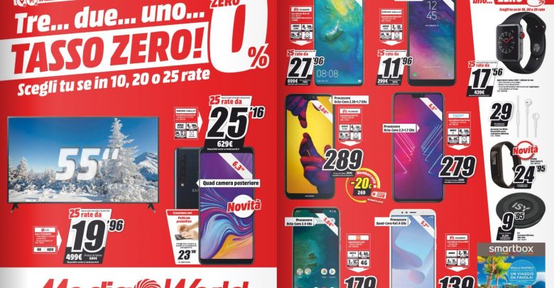 Volantino MediaWorld – sconti validi dal 26 novembre al 5 dicembre 2018