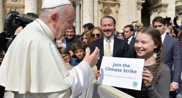 Papa Francesco Greta Thunberg