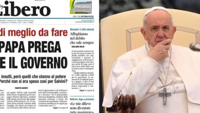 Photo of Titolo di “Libero” su Papa Francesco, Verna: “Chiedo scusa al Pontefice”