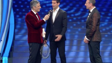 Photo of Novak Djokovic ospite d’onore a Sanremo 2020 (FOTO)