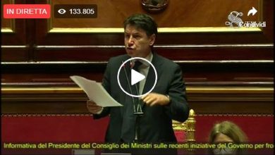Photo of Discorso di Giuseppe Conte al Senato del 21 aprile 2020 (Video)