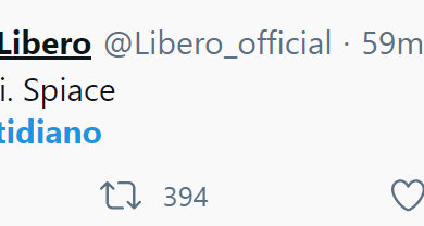 Photo of Riattivato l’account Twitter di Libero, ma è giallo sul motivo